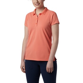 Columbia PFG Innisfree Short Sleeve, Polo Naranjas Para Mujer | 308149-RZU